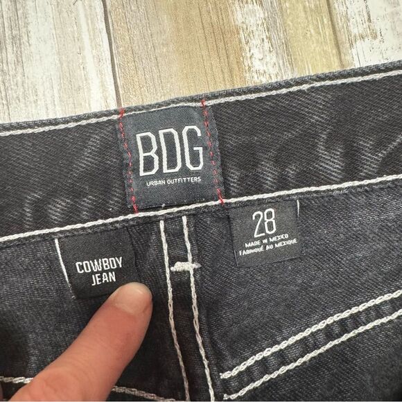 BDG Cowboy Black Denim Jeans - Picture 4 of 5